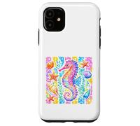 Seahorse Marine Animal Tropical Beach Vibes Summer Time Case for iPhone 11