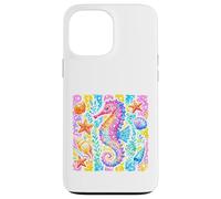Seahorse Marine Animal Tropical Beach Vibes Summer Time Case for iPhone 13 Pro Max