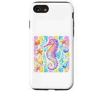 Seahorse Marine Animal Tropical Beach Vibes Summer Time Case for iPhone SE (2020) / 7/8