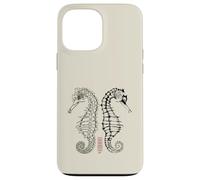 Seahorse Skeletons in the Balance Case for iPhone 13 Pro Max
