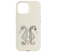 Seahorse Skeletons in the Balance Case for iPhone 15
