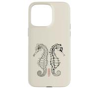 Seahorse Skeletons in the Balance Case for iPhone 15 Pro Max