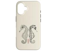 Seahorse Skeletons in the Balance Case for iPhone 16