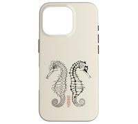 Seahorse Skeletons in the Balance Case for iPhone 16 Pro