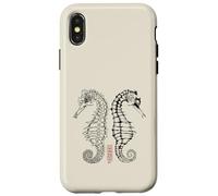 Seahorse Skeletons in the Balance Case for iPhone X/XS