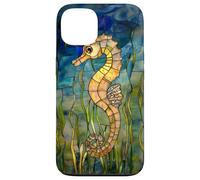 Seahorse Stained Art Deco Ocean Animal Lover Sea Horse Case for iPhone 13