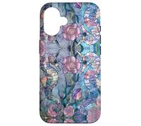 Seahorse Stained Glass Effect Art Sea Horse Stain Glass Case for iPhone 16