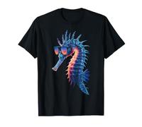 Seahorse Sunglasses Graphic Wildlife T-Shirt