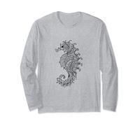 Seahorse T-Shirt Seahorse Woman Hoodie Man Gift Sea Long Sleeve T-Shirt