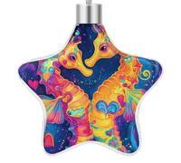 Seahorses in Love Christmas Hanging Decor Star Ornament