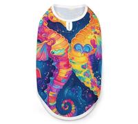 Seahorses in Love Cute Dog Clothes Costume Cat Pajamas Puppy Gift Pet Sweater Coat Jacket