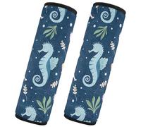 Seahorses Seashells Seatbelt Covers for Adults Universal Car Seat Belt Pads
