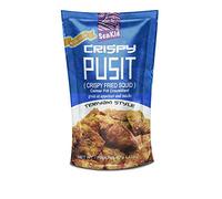 Seakid Crispy Pusit Teriyaki Style - Roasted Squid, Nutritious Snack, 40g, 6 Packs