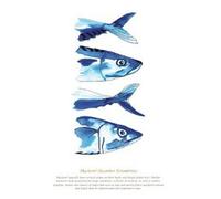 SeaKisses Mackerel A4 SeaLife Print Unframed