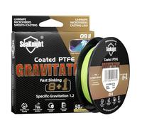 Seaknight G9 Series 9 Strands 8+1 Braided Fishing Lines 300M Fast Sinking Super Smooth PE Multifilament Wire PTFE Coating Seawater-proof UV-proof Sea Fishing Line 17-80LB