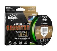Seaknight G9 Series 9 Strands 8+1 Braided Fishing Lines 300M Fast Sinking Super Smooth PE Multifilament Wire PTFE Coating Seawater-proof UV-proof Sea Fishing Line 17-80LB