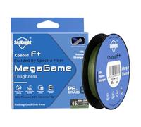 SeaKnight MegaGame 8 Strands Braid Fishing Line 150M 300M Braided by Spectra Fiber Multifilament PE Fishing Line F+ Coating Anti-UV Saltwater Sea Fishing Line 22-100LB