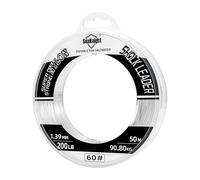 SeaKnight Nylon Shock Leader Fishing Line Super Strong Saltwater 50M/100M Monofilament Sinking Fishing Line For Sea Fishing 25-200LB