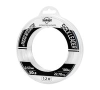 SeaKnight Nylon Shock Leader Fishing Line Super Strong Saltwater 50M/100M Monofilament Sinking Fishing Line For Sea Fishing 25-200LB