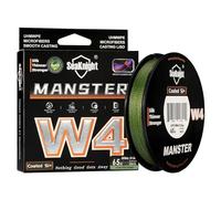 Seaknight W4 4 Strands Braided Lines 300M/500M Super Smooth PE Multifilament Line Carp Fishing Lines Double Coating UV-proof Saltwater-proof Fishing Line for Saltwater Sea Fishing 15-100LB