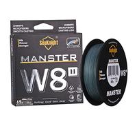 Seaknight W8 II 8 Strands Braided Lines 500M Smooth PE Braid Multifilament Wire Carp Fishing Lines Double Coating UV-proof Saltwater-proof Fishing Line for Sea Fishing 15-100LB