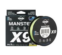 Seaknight X9 9 Strands Braided Lines 300M Smooth PE Braid Multifilament Wire Carp Fishing Lines Double Coating UV-proof Saltwater-proof Fishing Line for Sea Fishing 17-80LB