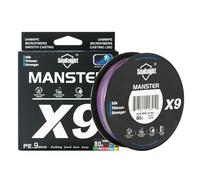 Seaknight X9 9 Strands Braided Lines 500M Smooth PE Braid Multifilament Wire Carp Fishing Lines Double Coating UV-proof Saltwater-proof Fishing Line for Sea Fishing 17-80LB