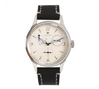 SEAKOSS Automatic Watches for Men 40mm Pilot Watch Original Seagull ST1780 Movement Sapphire 5atm Men's Mechanical Watch Retro Clock, black