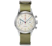 SEAKOSS Retro-Chronograph 1963 Original Seagull ST1901 Movement Men Mechanical Watch Hand Winding Sapphire & Acrylic Mirror Pilot Wristwatch, 38mm-Acrylic Gooseneck