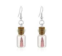 Seakuur Ghost Glow-In-The-Dark Spooky Charm Pendant Earrings Party Jewelry Gifts for Women Halloween, L, Metal, No Gemstone
