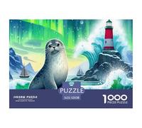 Seal, 1000-piece Jigsaw Puzzle, Enjoyable Challenge for Quiet Evenings, Perfect As A Thoughtful Gift, Suitable for Ages 12+, 52x38cm/1000pcs