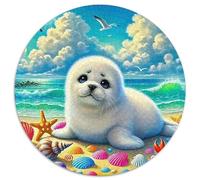 Seal 1000 Piece Jigsaw Puzzle for Adults Sea Animal Challenging Puzzles Challenge Games Creativity & Gift Giving 1000pcs (67.5x67.5cm)