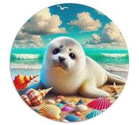 Seal 1000 Piece Jigsaw Puzzle for Kids And Adults Sea Animal Brainteasing Jigsaws Educational Games Great Gift 1000pcs (67.5x67.5cm)