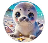 Seal 1000 Piece Jigsaw Puzzle for Women, Men Sea Animal Brainteasing Jigsaws Challenge Games Fun Present & Activity 1000pcs (67.5x67.5cm)
