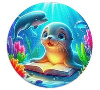 Seal 1000 Piece Jigsaw Puzzle for Women, Men Sea Animal Brainteasing Jigsaws Educational Games Great Gift 1000pcs (67.5x67.5cm)