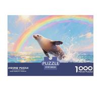 Seal 1000 Piece Paper Jigsaw Puzzle Colourful Beautiful Decoration for Adults And Kids 38x26cm/1000pcs