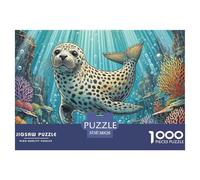 Seal 1000 Pieces Jigsaw Puzzles For Adults Educational Games Stress Relieving Entertainment Exercise The Memory of The Brain For Adults Gifts 38x26cm/1000pcs