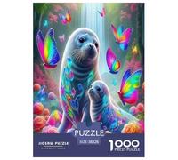 Seal 1000 Pieces Jigsaw Puzzles with Paper Art Creativity & Gift Giving for Enthusiasts Stunning Puzzle 38x26cm/1000pcs