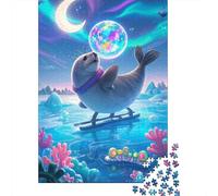 Seal 1000 Pieces Puzzles Challenging And Brainteasing Puzzle Jigsaw Puzzles Colorful Challenge Games Beautiful Decoration 1000pcs (75x50cm)