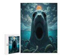 Seal 500Pc Jigsaw Puzzles Adults Children Paisaje Edificio Jigsaws Post-Exam Relaxation Challenging Design Great Gift Students Stress Reliever 500 PCS