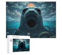 Seal 500Pc Jigsaw Puzzles Adults Kids Paisaje Edificio Jigsaws Weekend Parent Child Activity After Work Stress Relief Vibrant Gift Home Decor 500 PCS
