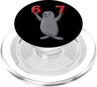 Seal 67 Meme Six Seven Funny PopSockets PopGrip for MagSafe
