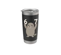 Seal 67 Meme Six Seven Funny Stainless Steel Insulated Tumbler