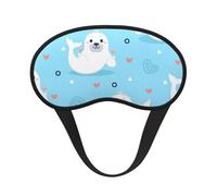 Seal and Walrus Pattern, Full Eye Covers Light Blocking Eye Masks Blackout Sleep Eye Muffs