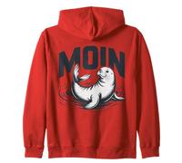 Seal Baltic Sea North Sea Moin Zip Hoodie