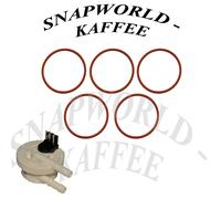 Snapworld-Kaffee 1 x Seal O-Ring for Digmesa Flow Meter Water Meter Compatible with Saeco Philips Gaggia Delonghi Melitta Nivona Siemens Coffee Machines