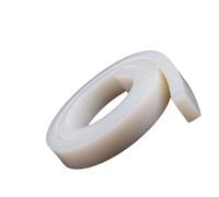 Seal Gasket Bar Rubber Not Easily Deformed, Solid Weatherstrip White Silicone Rectangle Cord 1 piece(5mmx50mmx1m)
