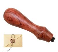 Seal Handle - Vintage Sealing Accessory | Brass Seal Head | Vintage Stamp Sealing for Envelope Decoration, Wedding Invitations, Craft Projects, Use On