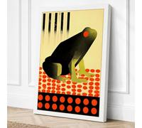 Seal in Modernist Form Canvas Wall Art Print 36x24 Inch (91 x 61 cm)