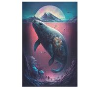Seal Jigsaw Puzzles 1000 Pieces for Adults Kids Woodiness Puzzle Puzzle Educational Games Home Decoration Puzzle (78×53cm)